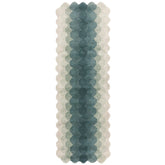 Premium Hive Teal Rug 66x200cm – Luxury Hallway Runner